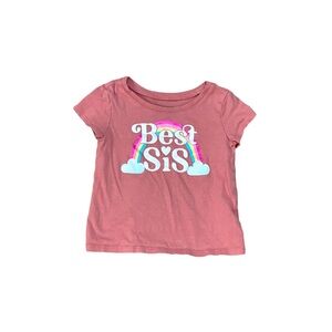 Infant Girls Size 18-24 Months Best Sis Rainbow Shirt